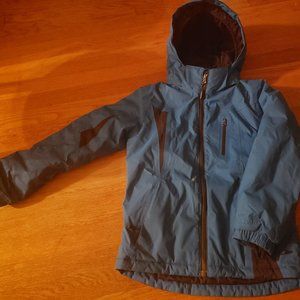 LL.BEAN KIDS’ WATERPROOF Hooded SKI COAT youth M 10-12 nice condition